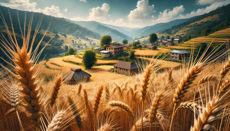 Wheat field of Nepal